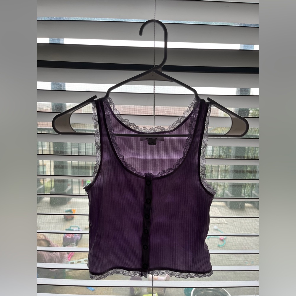 O’Neil tank top, lavender Sz small